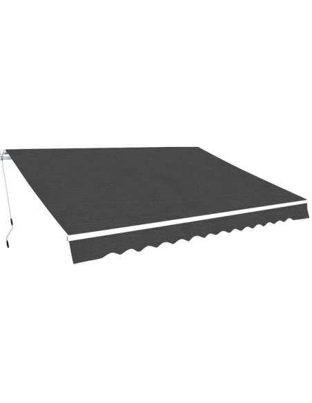 Tenda da Sole Pieghevole Manuale 450 cm Antracite