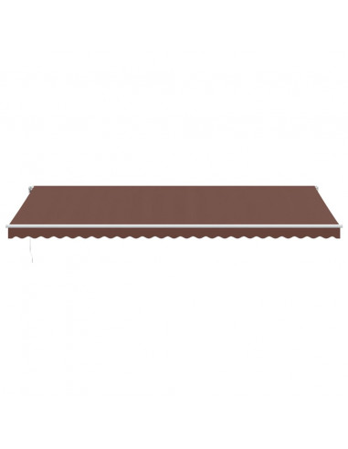 Tenda da Sole Retrattile Automatica Marrone 600x350 cm