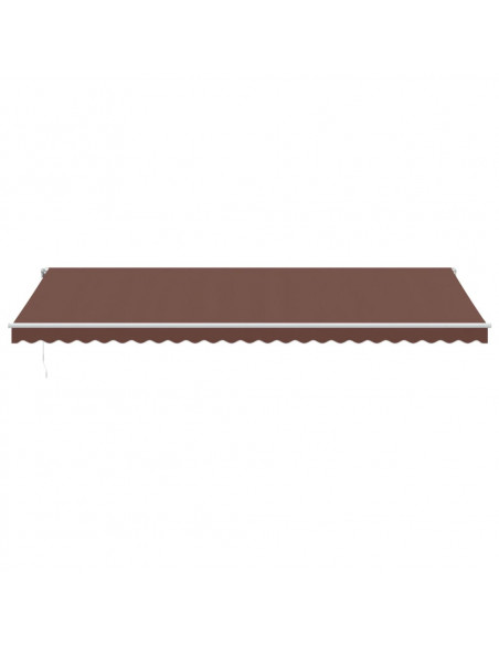 Tenda da Sole Retrattile Automatica Marrone 600x350 cm