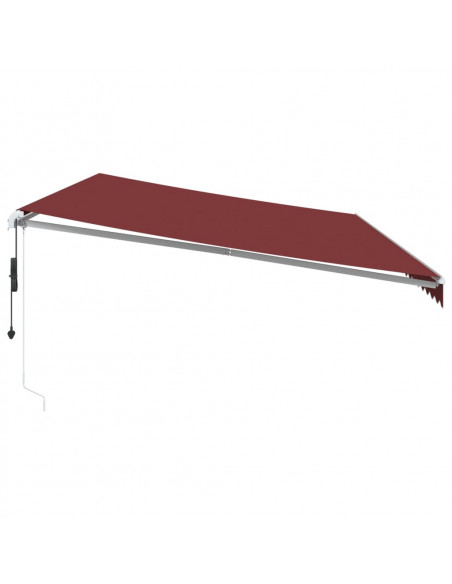 Tenda da Sole Retrattile Automatica Bordò 600x350 cm