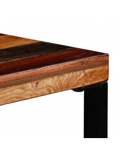 Tavolino da Bar in Legno Massello di Recupero 120x60x106cm