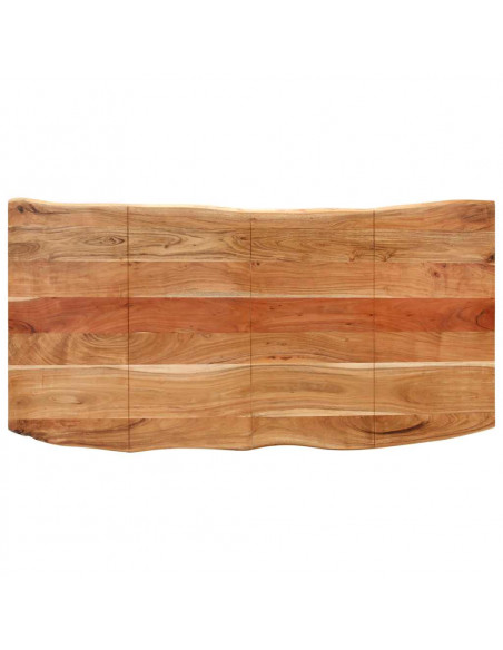 Tavolo da Pranzo 180x90x76 cm in Legno Massello di Acacia