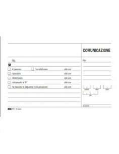 CF10BLOCCO COMUNICAZIONE 50X2RIC