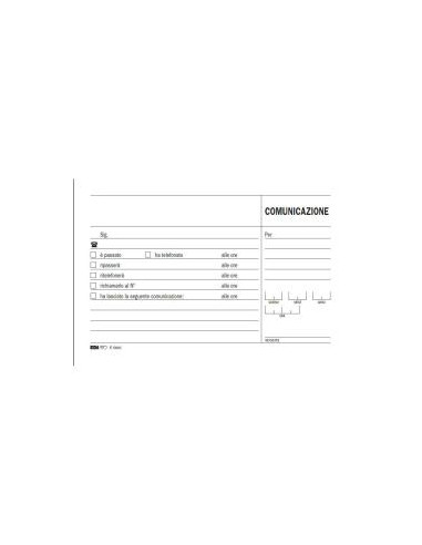 CF10BLOCCO COMUNICAZIONE 50X2RIC