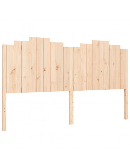 Giroletto con Testiera Super King Size in Legno Massello