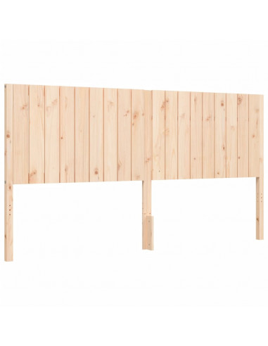 Giroletto con Testiera Super King Size in Legno Massello