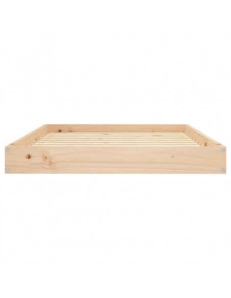 Cuccia per Cani 101,5x74x9 cm in Legno Massello di Pino