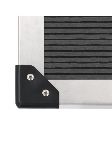 Doccia da Esterno con Piatto in WPC Acciaio Inossidabile