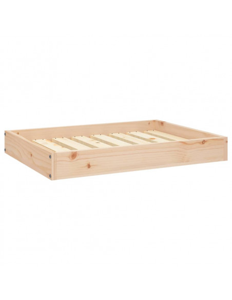 Cuccia per Cani 71,5x54x9 cm in Legno Massello di Pino