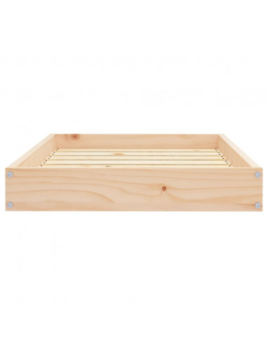 Cuccia per Cani 71,5x54x9 cm in Legno Massello di Pino