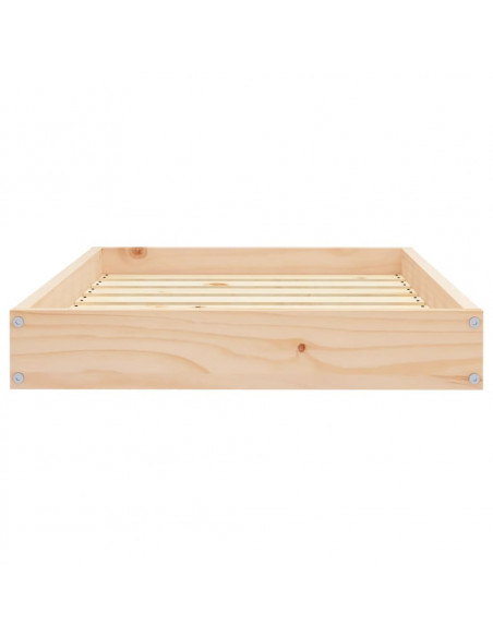 Cuccia per Cani 71,5x54x9 cm in Legno Massello di Pino
