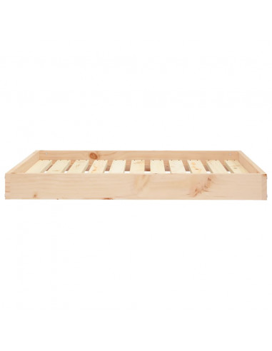 Cuccia per Cani 91,5x64x9 cm in Legno Massello di Pino