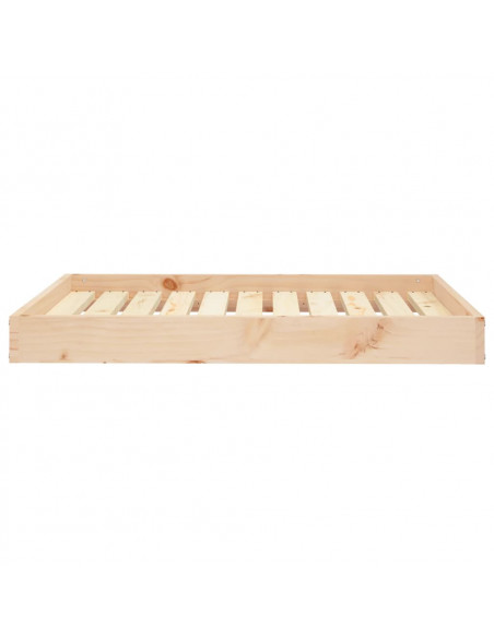 Cuccia per Cani 91,5x64x9 cm in Legno Massello di Pino