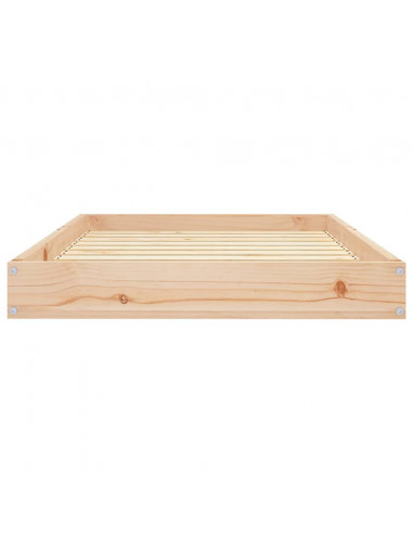 Cuccia per Cani 91,5x64x9 cm in Legno Massello di Pino