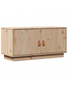 Mobile Porta TV 80x34x40 cm in Legno Massello di Pino