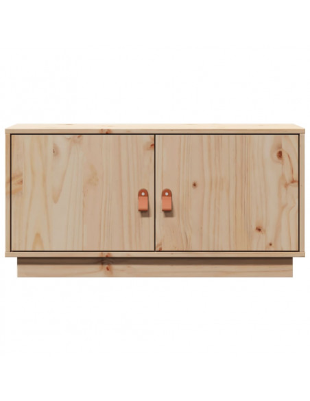 Mobile Porta TV 80x34x40 cm in Legno Massello di Pino