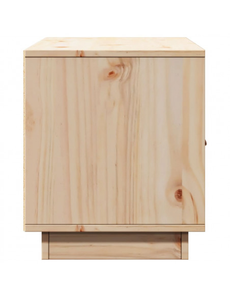 Mobile Porta TV 80x34x40 cm in Legno Massello di Pino