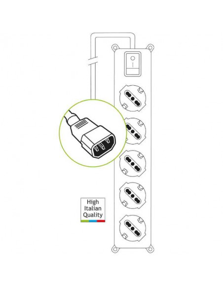 MULTIPRESA IEC 5 USCITE