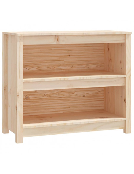 Libreria 80x35x68 cm in Legno Massello di Pino