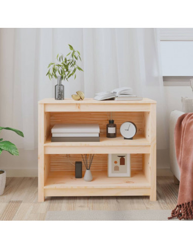 Libreria 80x35x68 cm in Legno Massello di Pino