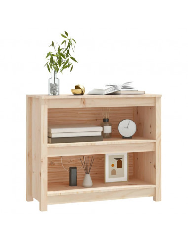 Libreria 80x35x68 cm in Legno Massello di Pino