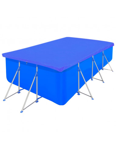 Coperture per Piscina 2 pz PE Rettangolari 90 g/mq 400x207 cm