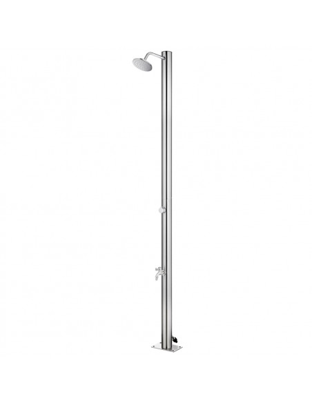 Doccia da Giardino 215 cm in Acciaio Inossidabile