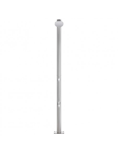 Doccia da Giardino 215 cm in Acciaio Inossidabile
