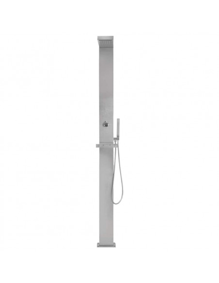 Doccia da Giardino in Acciaio Inox Quadrata