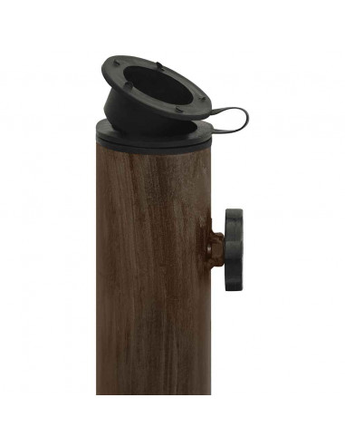 Base per Ombrellone Bronzo 45x45x30 cm in Ghisa