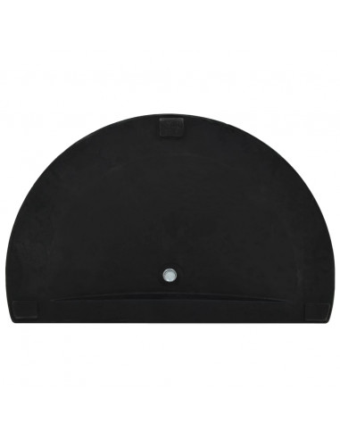 Base per Parasole Semicircolare in Poliresina 9 kg Nero