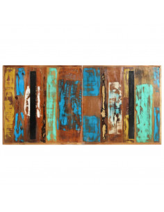 Tavolo da Pranzo 140x70x76 cm in Legno Massello di Recupero