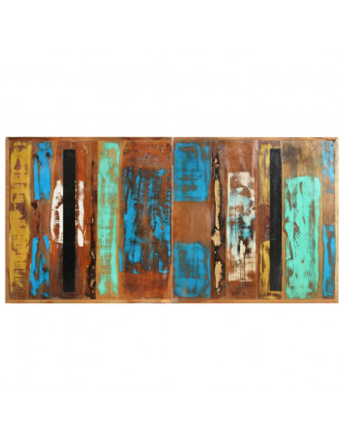 Tavolo da Pranzo 140x70x76 cm in Legno Massello di Recupero