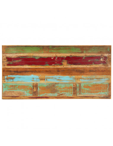 Tavolo da Pranzo in Legno Massello di Recupero 140x70x76 cm