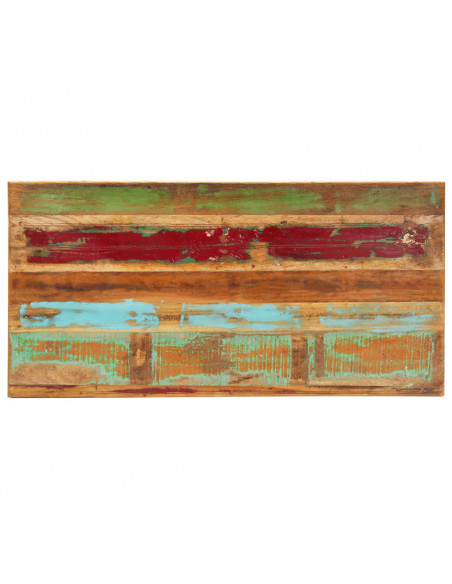Tavolo da Pranzo in Legno Massello di Recupero 140x70x76 cm