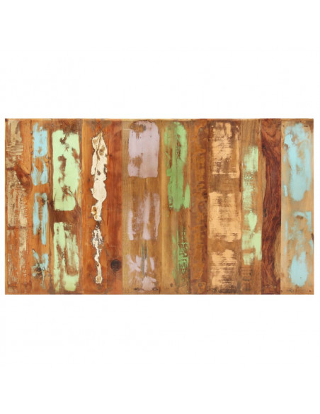 Tavolo da Pranzo in Legno Massello di Recupero 160x80x76 cm