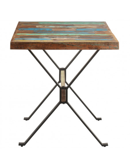 Tavolo da Pranzo 140x70x76 cm in Legno Massello di Recupero