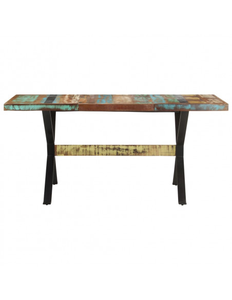 Tavolo da Pranzo 160x80x76 cm in Legno Massello di Recupero