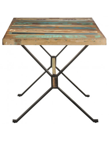 Tavolo da Pranzo 160x80x76 cm in Legno Massello di Recupero