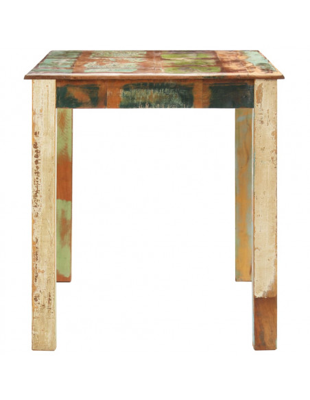 Tavolo da Pranzo in Legno Massello di Recupero 140x70x76 cm