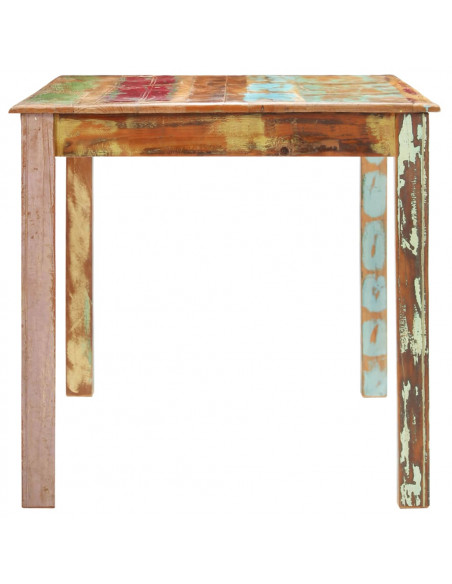Tavolo da Pranzo in Legno Massello di Recupero 160x80x76 cm