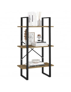 Scaffale Portaoggetti 60x30x105 cm in Legno Massello di Pino