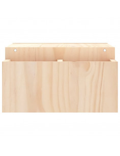 Supporto per Monitor 70x27,5x15cm in Legno Massello di Pino