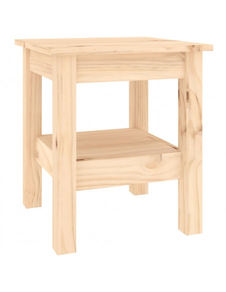 Tavolino da Salotto 35x35x40 cm Legno Massello di Pino