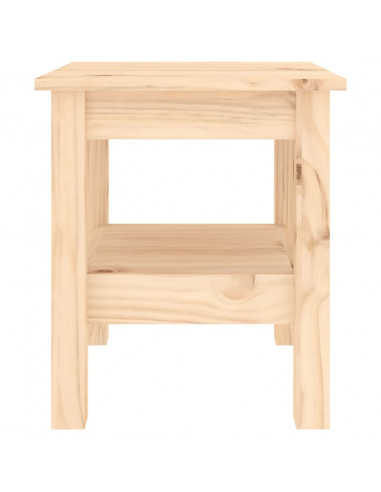 Tavolino da Salotto 35x35x40 cm Legno Massello di Pino