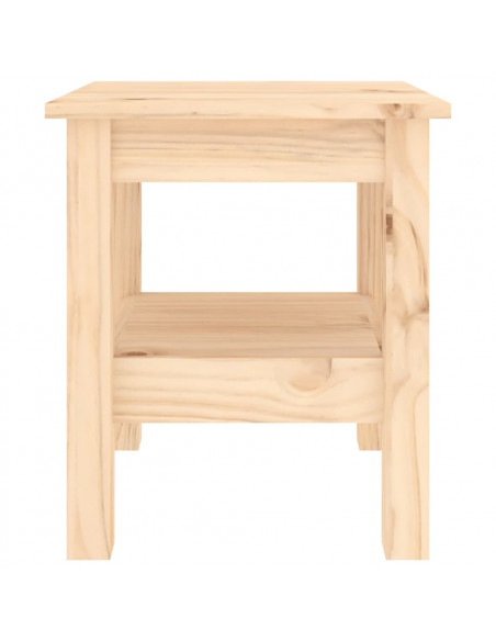 Tavolino da Salotto 35x35x40 cm Legno Massello di Pino