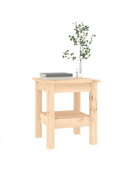 Tavolino da Salotto 35x35x40 cm Legno Massello di Pino
