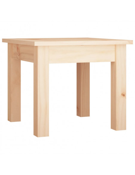 Tavolino da Salotto 35x35x30 cm Legno Massello di Pino