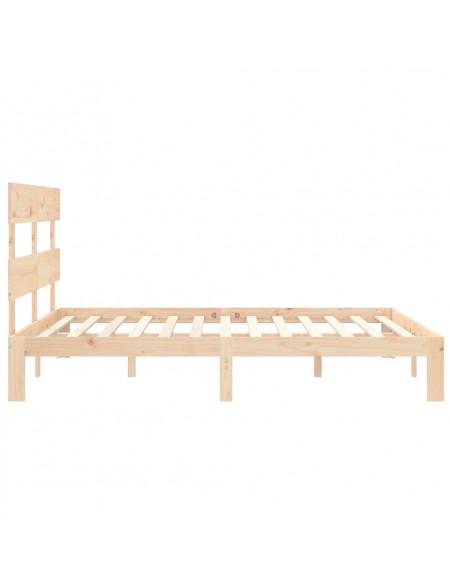 Giroletto con Testiera King Size in Legno Massello