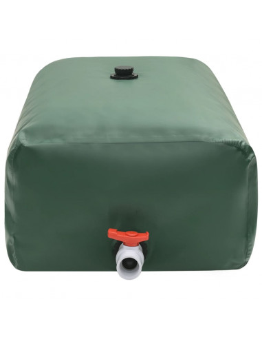 Serbatoio Acqua con Rubinetto Pieghevole 500 L in PVC